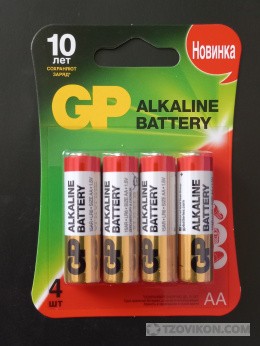 
                            Батарейки щелочные «GP Alkaline»
                         - отзывы