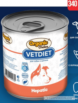 
                            Консервы Organic Choice VET Hepatic для собак
                         - отзывы